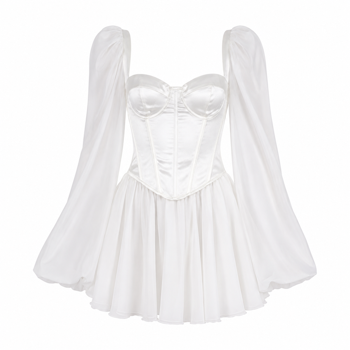 The Aemilia - Lantern Sleeve Dress