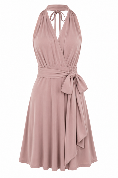 The Nympha – Backless Halter Dress